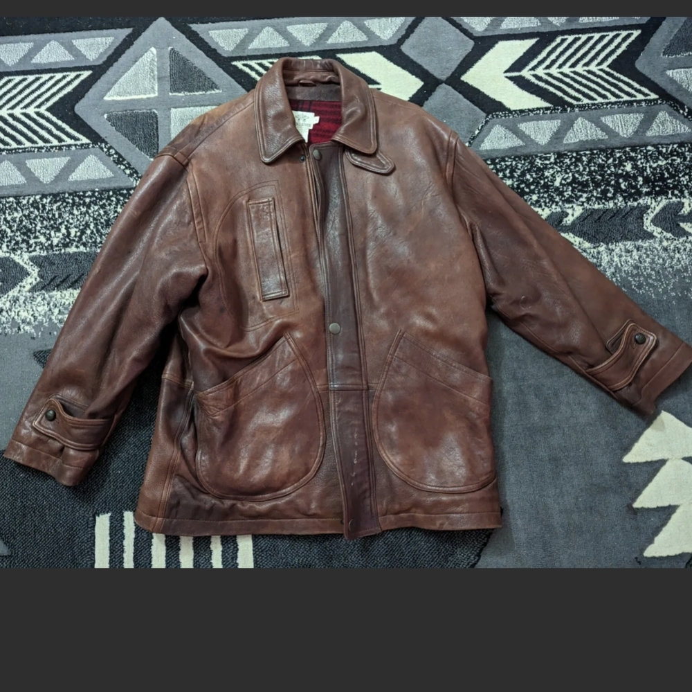 Wind River Men's leather jacket